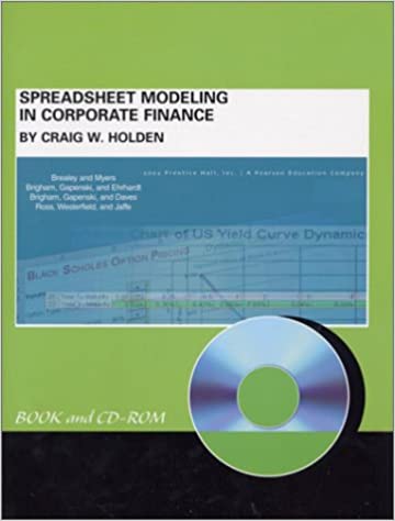 Graig W.Holden - Spreadsheet Modeling in Corporate Finance