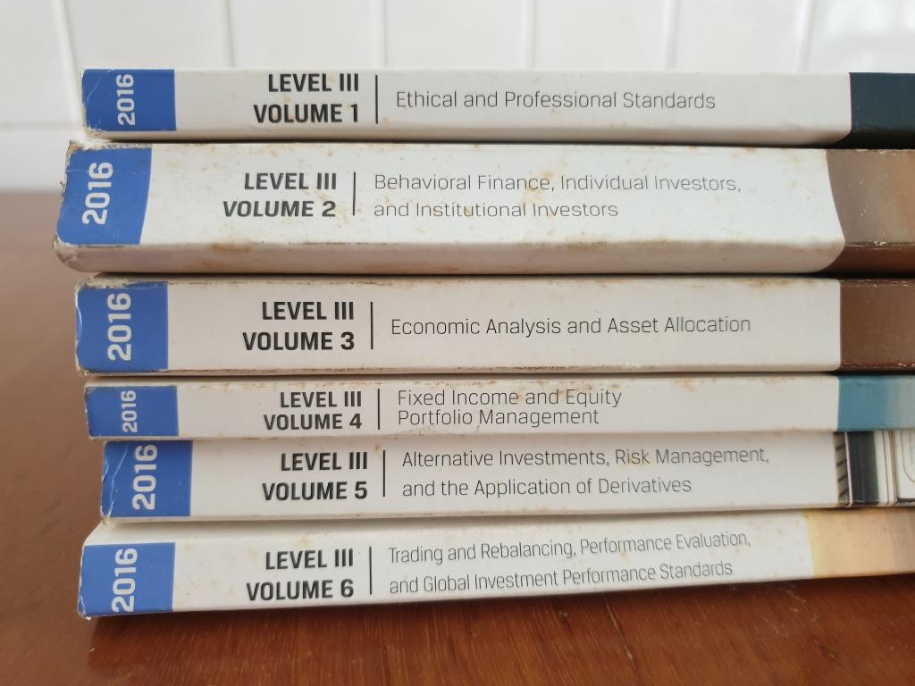 CFA Level 1,2,3 - Study Guides 2006