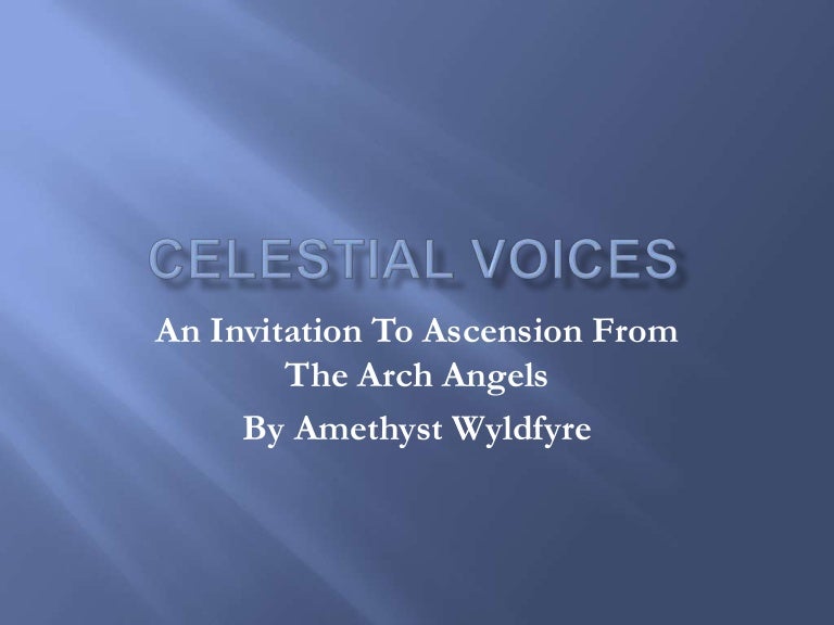 Amethyst Wyldfyre - Celestial voices