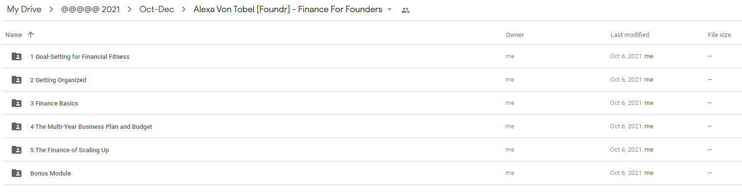 Alexa Von Tobel [Foundr] - Finance For Founders