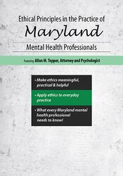 Allan M Tepper - Ethical Principles in the Practice of Maryland Mental Health Professionals