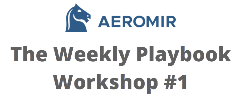 Amy Meissner and Dan Harvey - Weekly Playbook Workshop #1