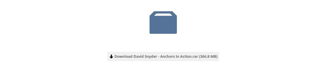 David Snyder - Anchors In Action