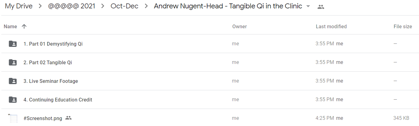 Andrew Nugent-Head - Tangible Qi in the Clinic