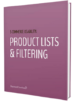 Baymard Institute - E-Commerce Product List Usability