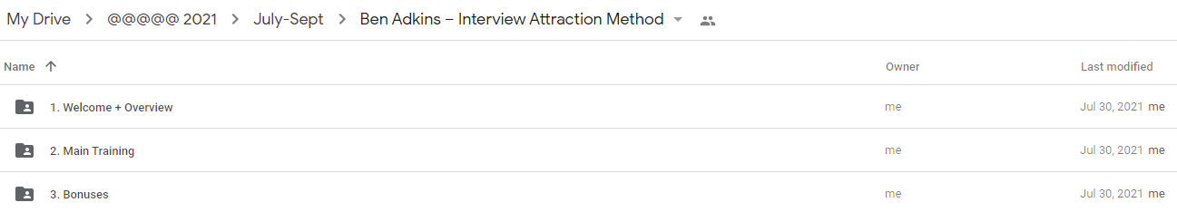 Ben Adkins - Interview Attraction Method