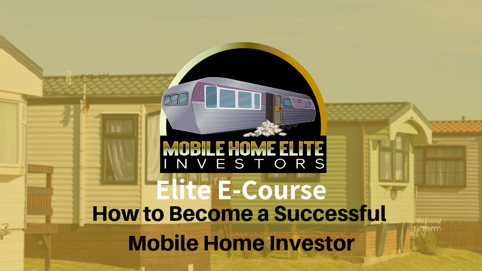 Byron Sellers & Sharnice Williams - How to Become a Successful Mobile Home Investor