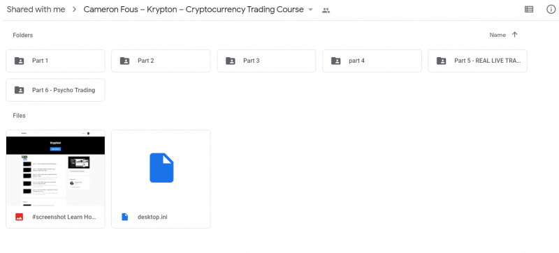 Cameron Fous - Krypton - Cryptocurrency Trading Course