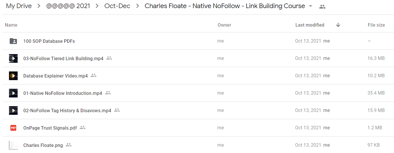 Charles Floate - Native NoFollow - Link Building Course