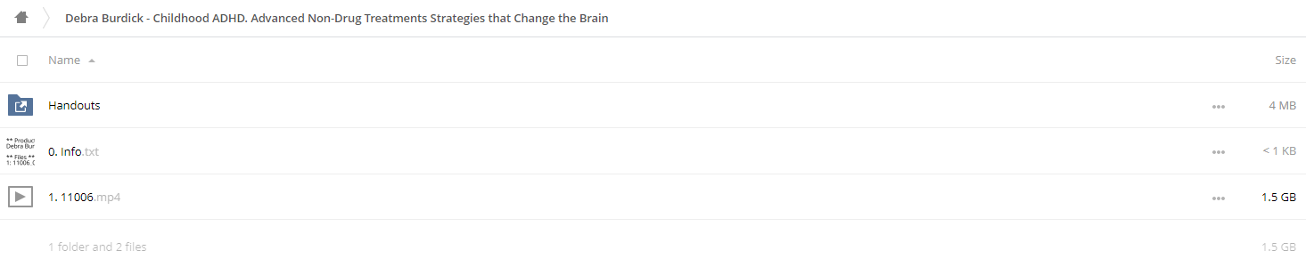 Debra Burdick - Childhood ADHD: Advanced Non-Drug Treatments & Strategies that Change the Brain