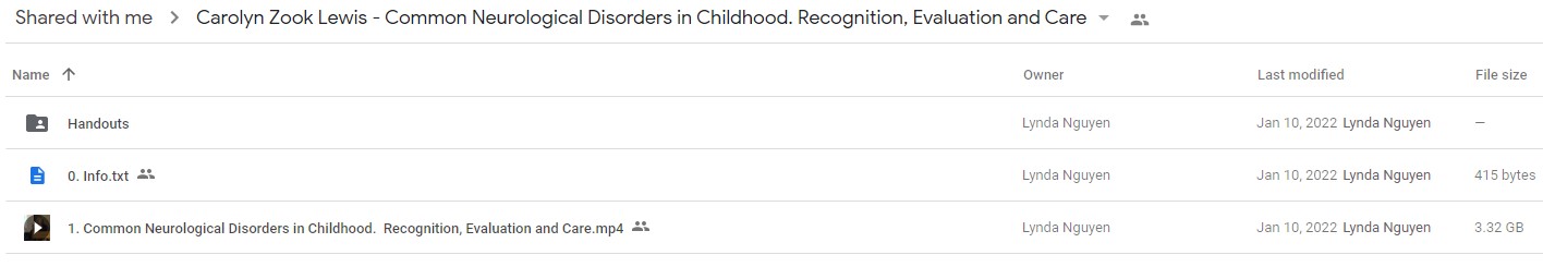 Common Neurological Disorders in Childhood Recognition Evaluation and Care - Carolyn Zook Lewis