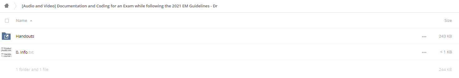 Documentation and Coding for an Exam while following the 2021 E&M Guidelines - Dr. Evan Gwilliam - 1 CE (Distance CE Hours)