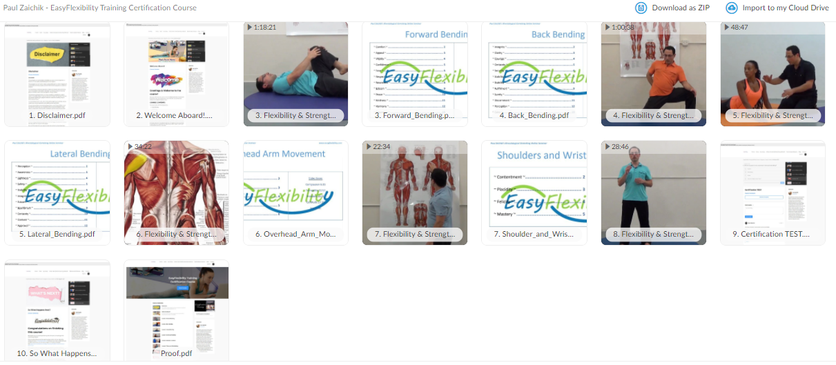 EasyFlexibility Training Certification Course (Gold Edition)