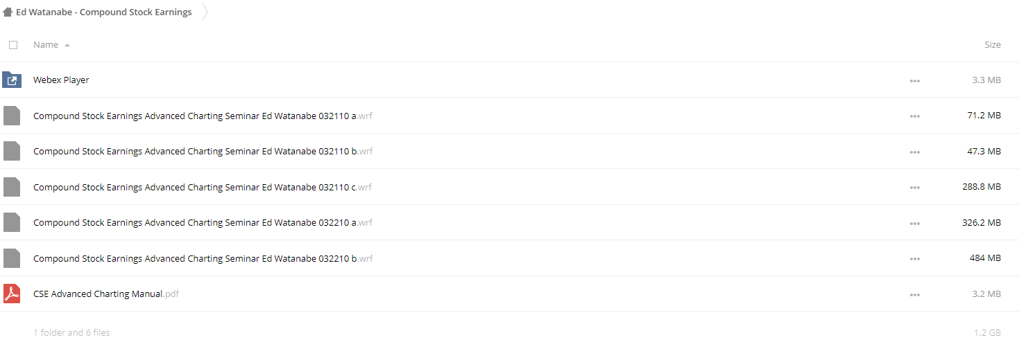 Ed Watanabe - Compound Stock Earnings Advanced Charting (Video 1.19 GB)