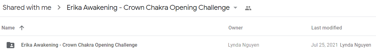 Erika Awakening - Crown Chakra Opening Challenge1