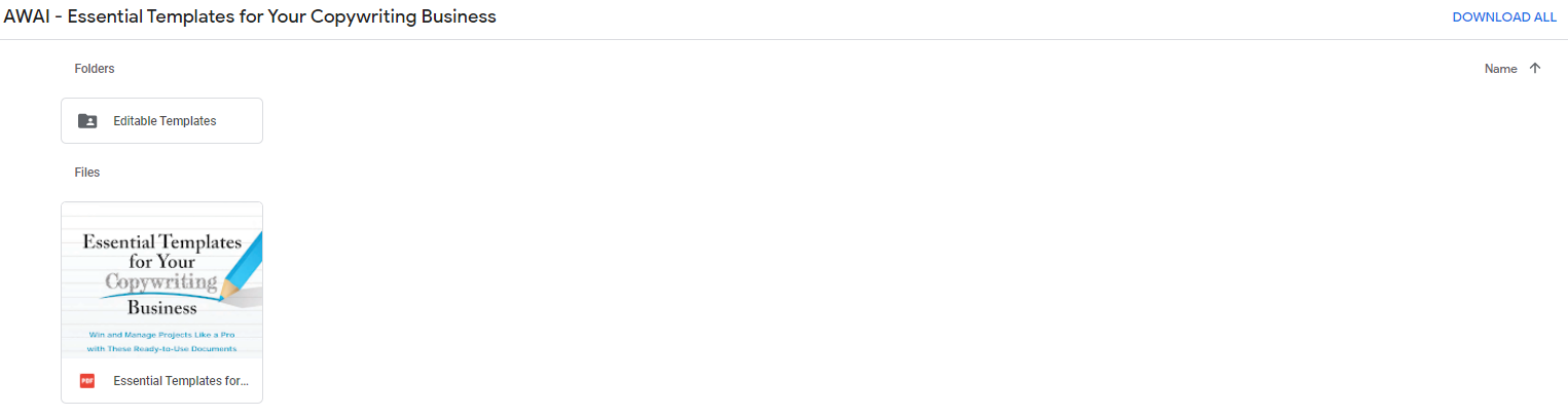 Essential Templates for Your Copywriting Business - AWAI