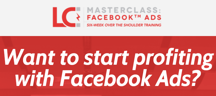 Facebook Advertising Masterclass