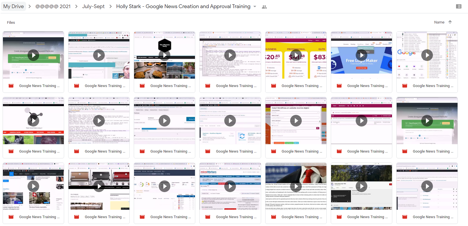 Holly Stark - Google News Creation and Approval Training