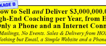 How to Sell $3M yr High End Coaching