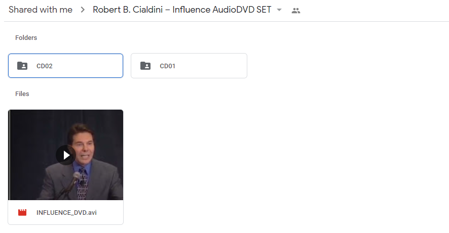 Influence Audio/DVD SET