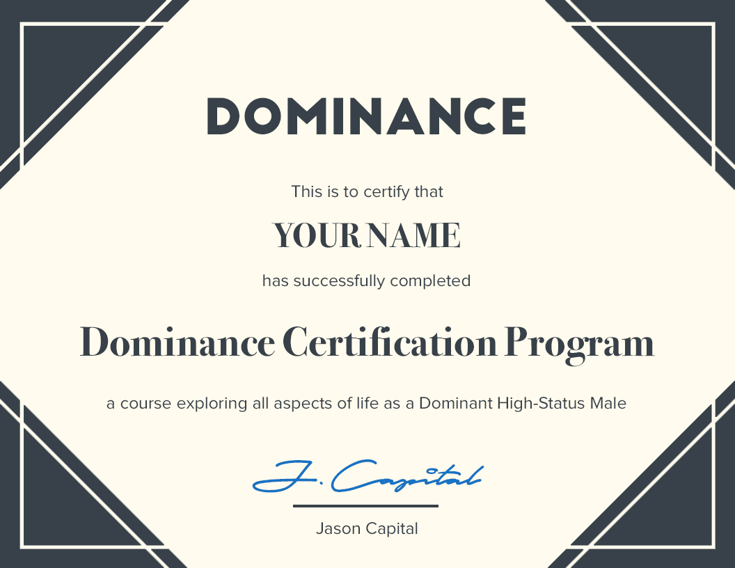 Jason Capital – Dominance Certification Program