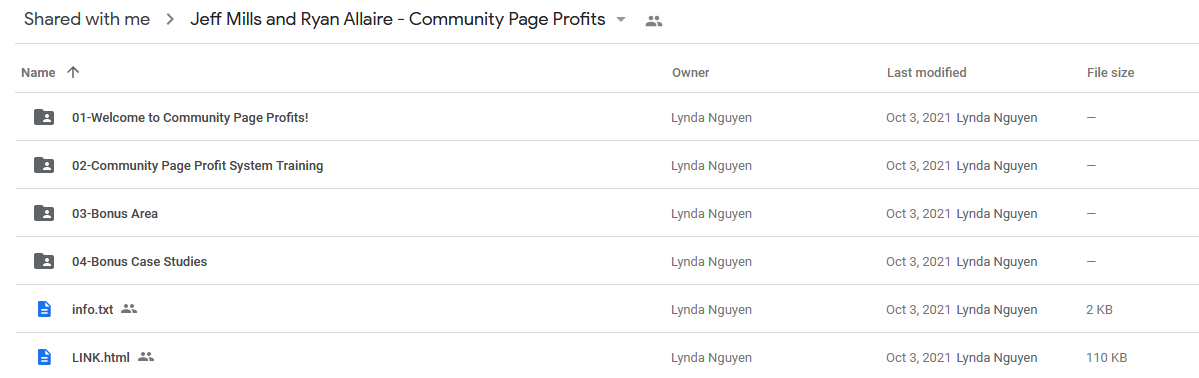 Jeff Mills and Ryan Allaire – Community Page Profits