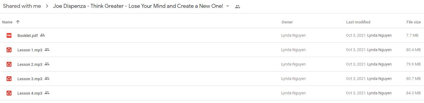 Joe Dispenza - Think Greater - Lose Your Mind and Create a New One!