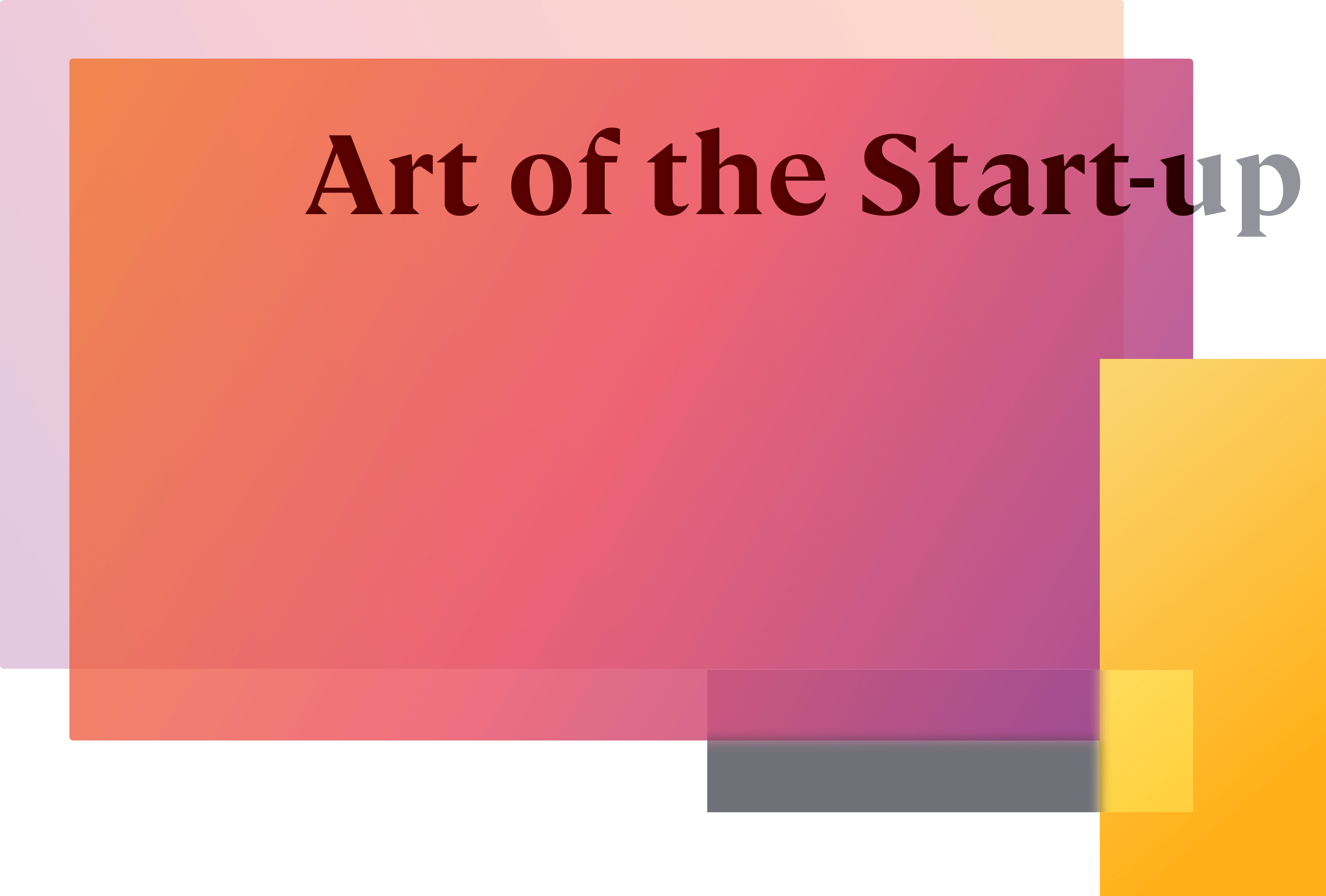 Jumpcut - Art of the Startup