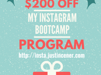 Justin Cener - Instagram Bootcamp