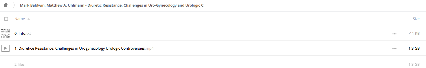 Mark Baldwin, Matthew A. Uhlmann - Diuretic Resistance, Challenges in Uro-Gynecology and Urologic Controversies: PSA and BPH