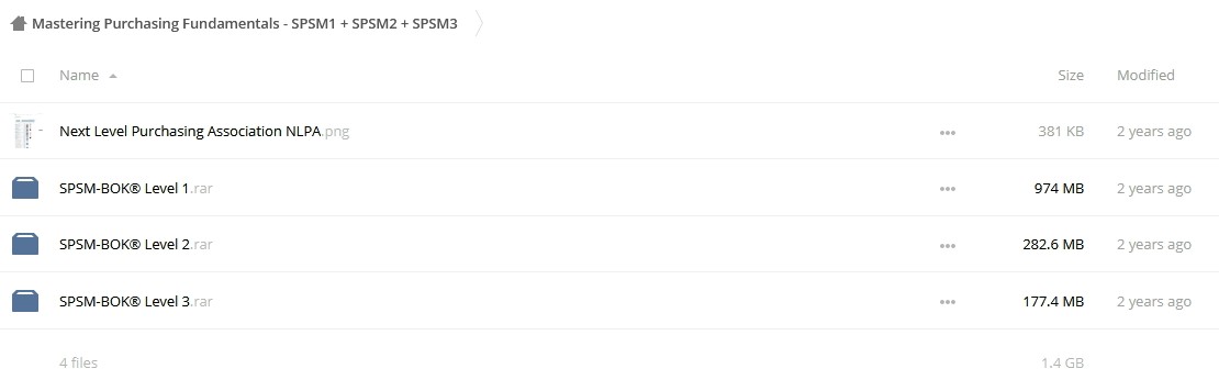 Mastering Purchasing Fundamentals - SPSM1 + SPSM2 + SPSM3