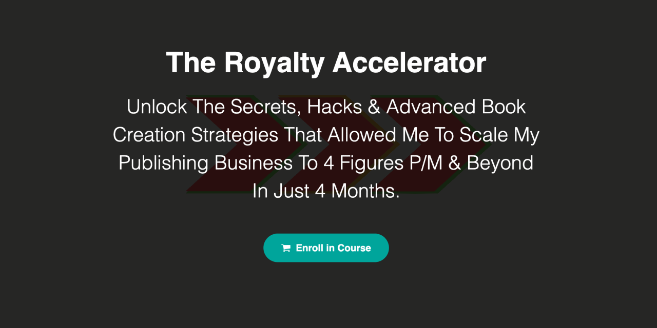 Matt Logan - The Royalty Accelerator