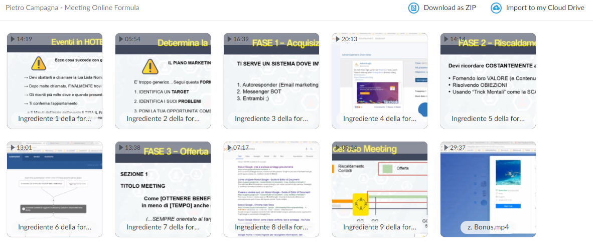 Meeting Online Formula