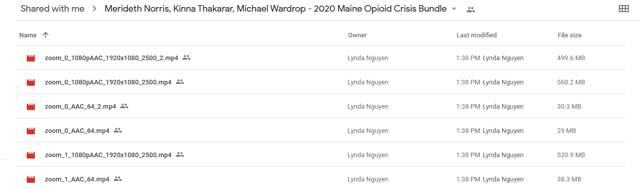 Merideth Norris, Kinna Thakarar, Michael Wardrop - 2020 Maine Opioid Crisis Bundle: Pain Policy Repercussions, Injection Drug-Use Associated Infections and DEA Update