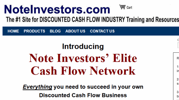 Note Investors Elite Cash Flow Network Elite