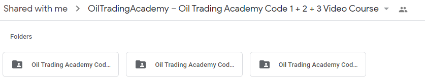 Oil Trading Academy Code 1 + 2 + 3 Video Course