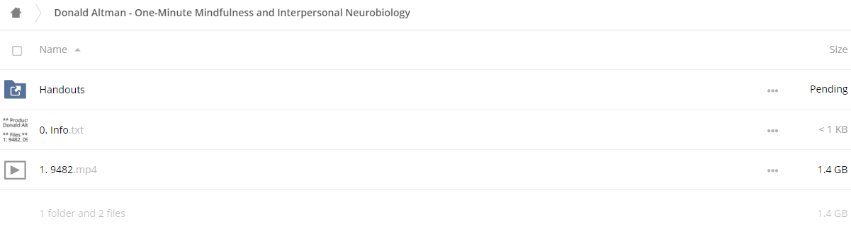 One-Minute Mindfulness and Interpersonal Neurobiology