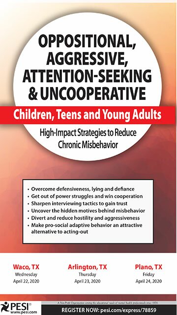 Oppositional, Aggressive, Attention-Seeking & Uncooperative Children, Teens and Young Adults High-Impact Strategies to Reduce Chronic Misbehavior