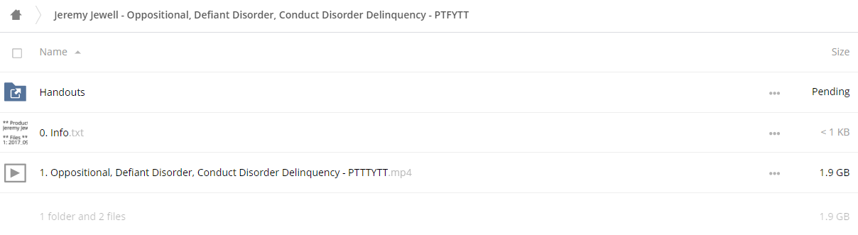 Oppositional, Defiant Disorder, Conduct Disorder & Delinquency