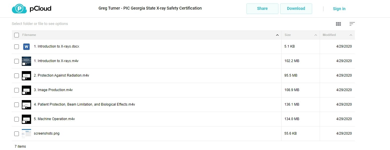 Greg Turner - PIC Georgia State X-ray Safety Certification