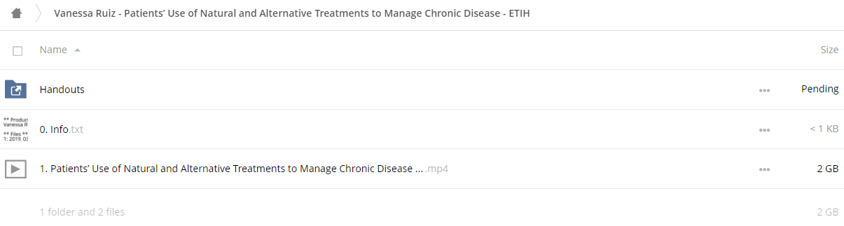 Patients’ Use of Natural and Alternative Treatments to Manage Chronic Disease