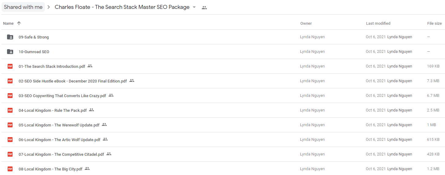 Charles Floate – The Search Stack Master SEO Package