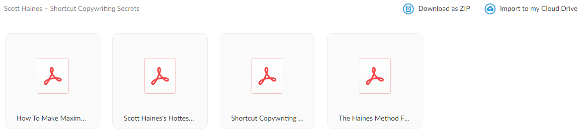 Shortcut Copywriting Secrets