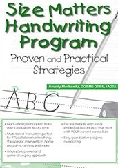 Size Matters Handwriting Program Proven and Practical Strategies