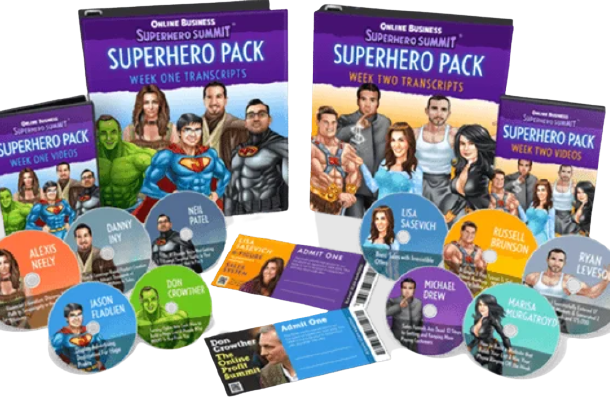 SuperHero Pack Online Business Superhero Summit 2014