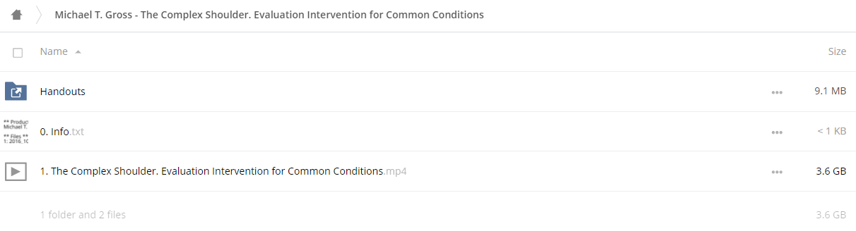 The Complex Shoulder Evaluation & Intervention for Common Conditions