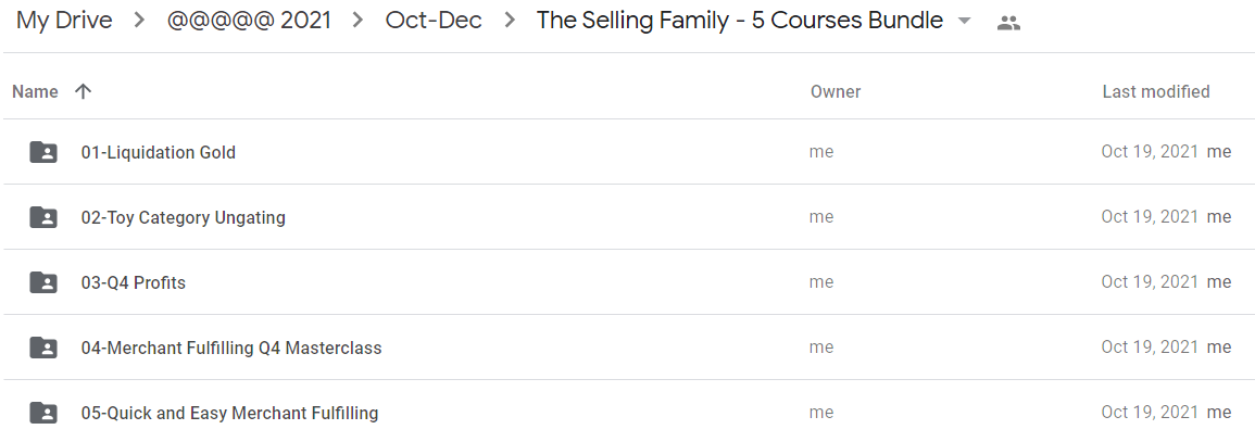 The Selling Family