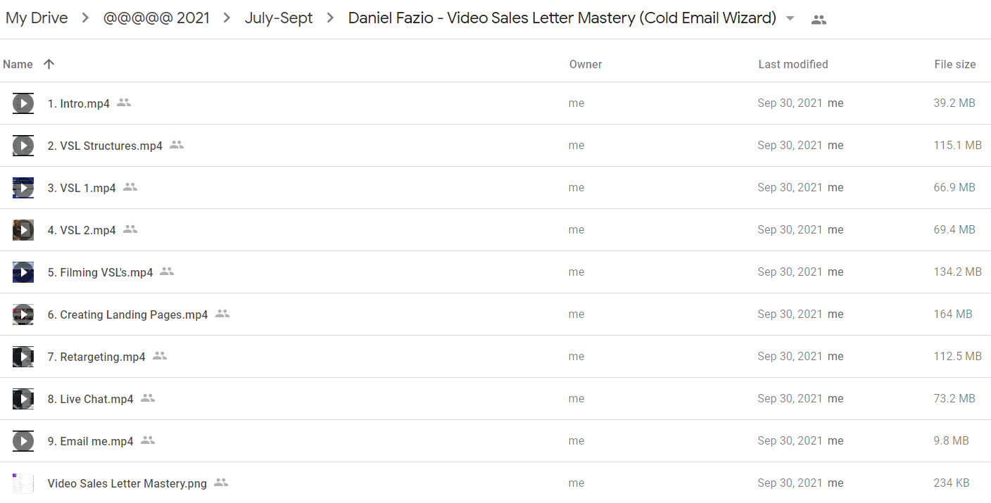 Daniel Fazio - Video Sales Letter Mastery (Cold Email Wizard)