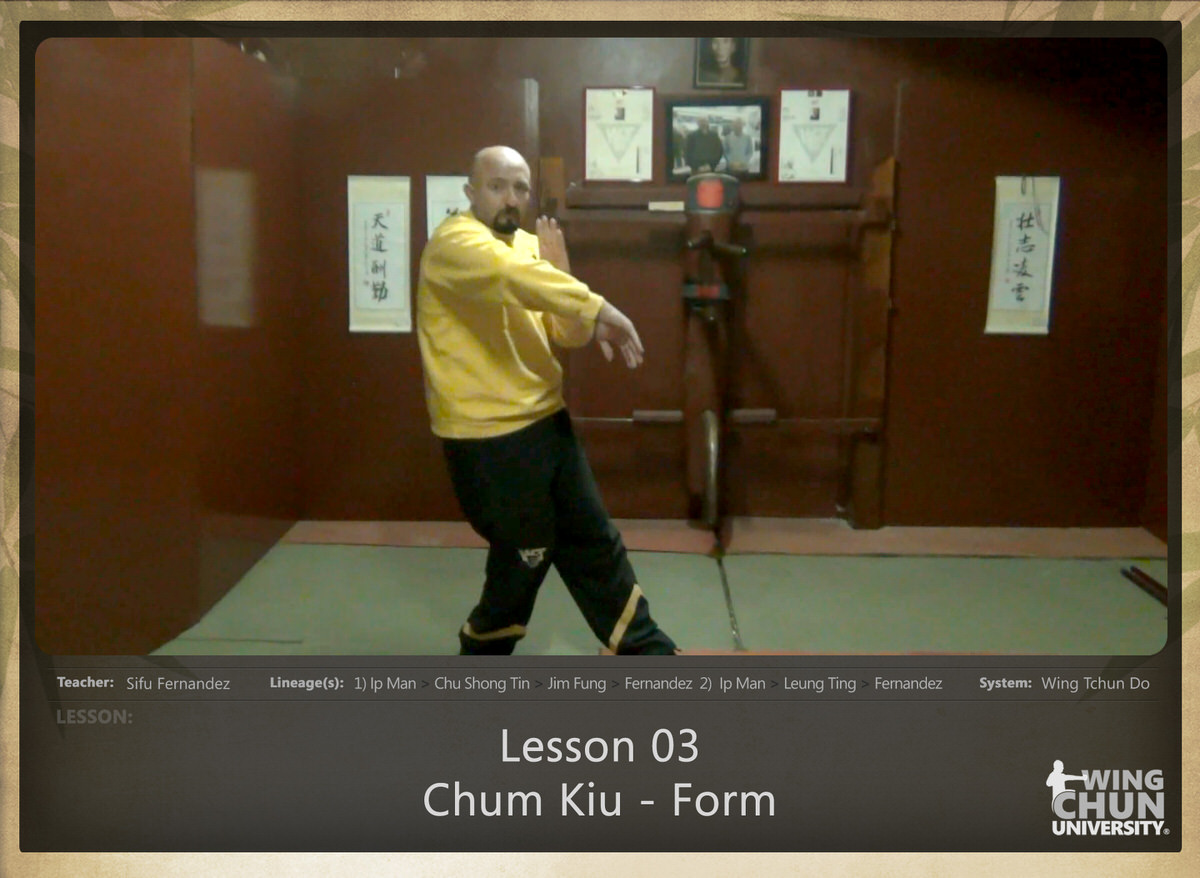 WingTchunDo - Lesson 03 - Chum Kiu - Form