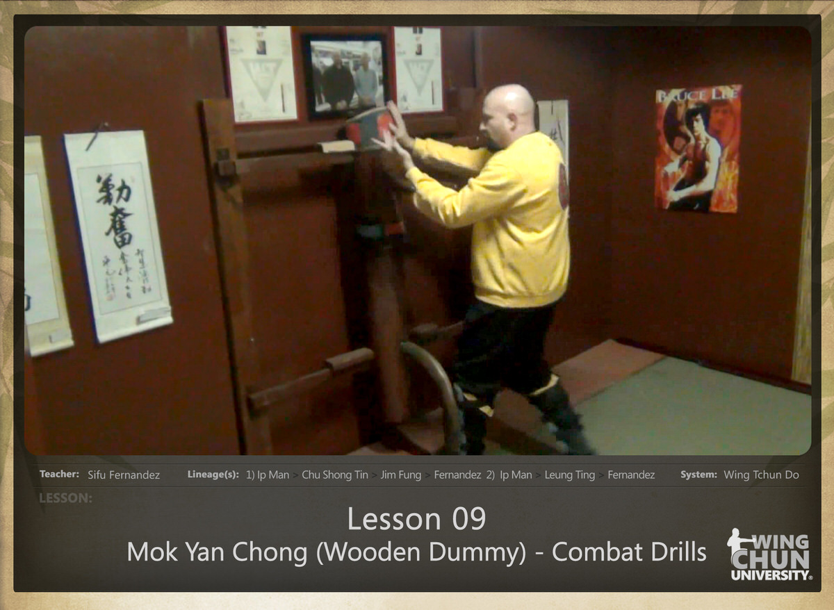 WingTchunDo - Lesson 09 - Mok Yan Chong (Wooden Dummy) - Combat Drills